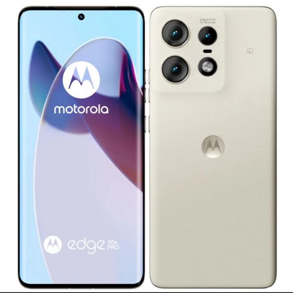 motorola edge 50s pro 6.7インチ メモリー8GB ストレージ256GB バニラクリーム ソフトバンク