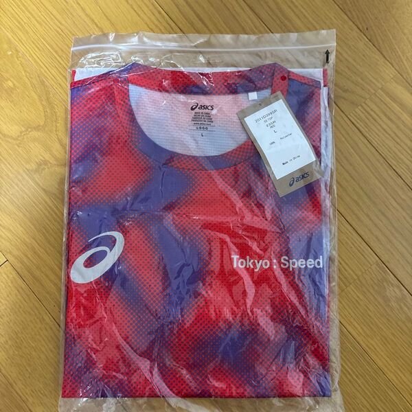 アシックス Tokyo speed race Tシャツ Lサイズ