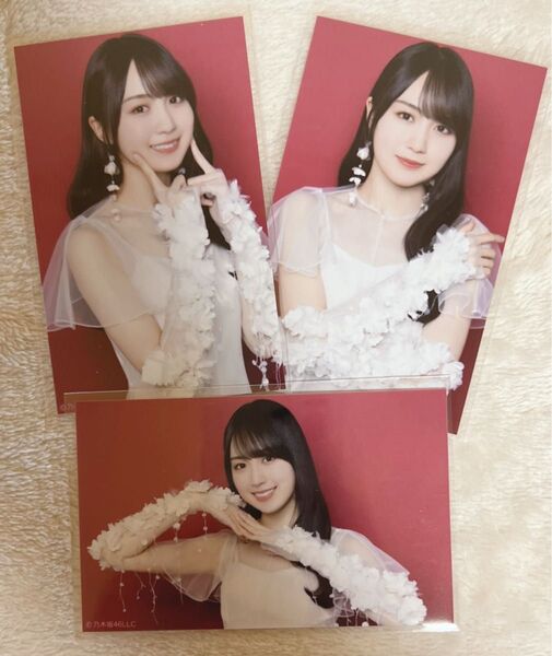 乃木坂46 賀喜遥香 歩道橋 ミニ生写真 3種コンプ
