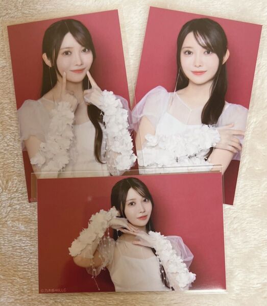 乃木坂46 黒見明香 歩道橋 ミニ生写真 3種コンプ