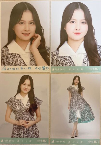 乃木坂46 中村麗乃 生写真 乃木コレ 4種コンプ