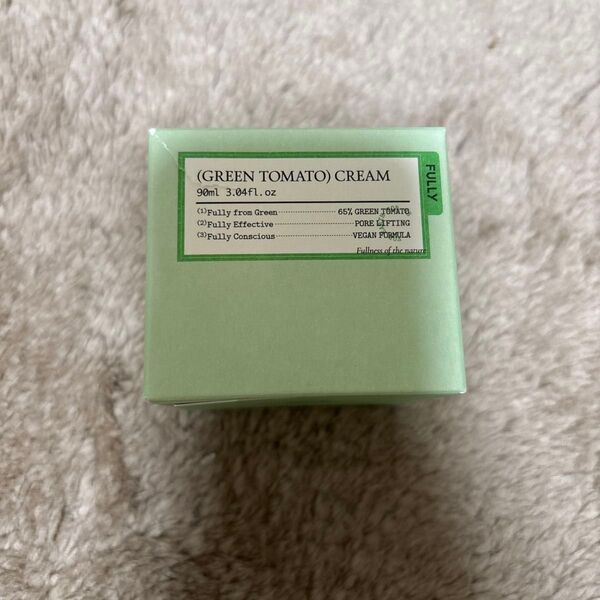 FULLY GREEN TOMATOCREAM 90ml 未使用に近い クリーム スキンケア グリーン トマト フーリー フリー