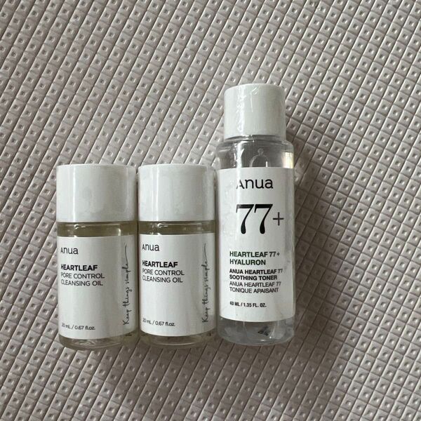 Anua HEARTLEAF クレンジングオイル 化粧水 Anua 77+化粧水40mlとクレンジングオイル20ml2本セット