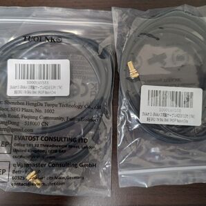 2本セット Tuolnk Wifiアンテナ 延長ケーブル SMA 1M