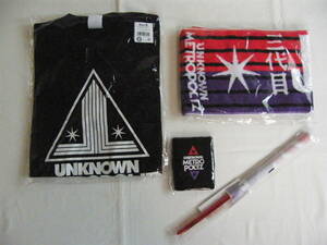 新品！★三代目j soul brothers★　UNKNOWN METROPOLIZ Ｔシャツ＆マフラータオル＆フラッグ＆リストバンド　セット