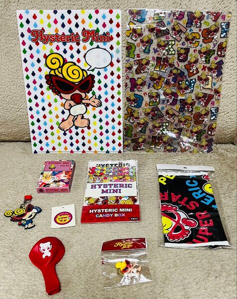 新品 美品 HYSTERIC MINI クリアファイル キーホルダー セット
