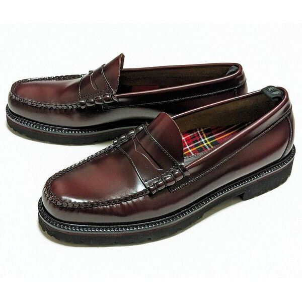 FRED PERRY X G.H.BASS&CO. ペニーローファー UK8 美品 ジーエイチバス フレッドペリー
