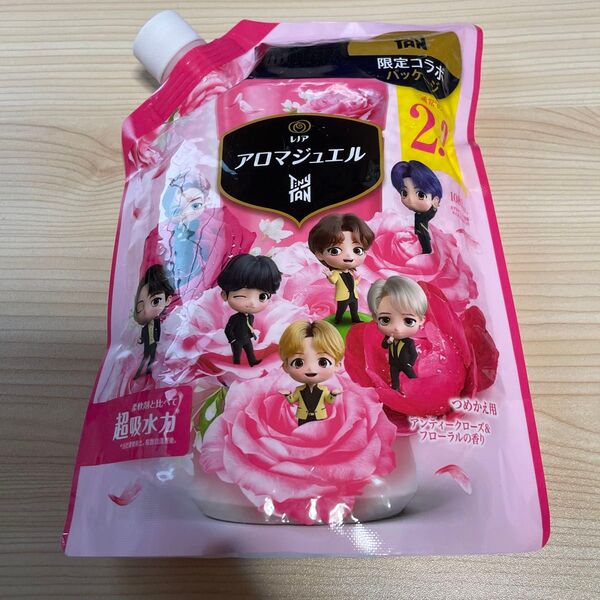 レノア ハピネス アロマジュエル アンティークローズ&フローラル TinyTAN限定コラボパッケージ 詰替1080ml【1袋】