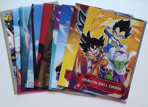 ドラゴンボール ワンピース エヴァンゲリオン クリアファイルなど まとめ売り