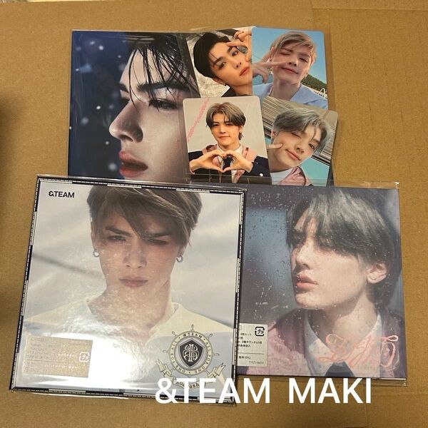 &TEAM andteam MAKI マキ 雪明かり 青嵐 五月雨 ソロジャケ トレカセット