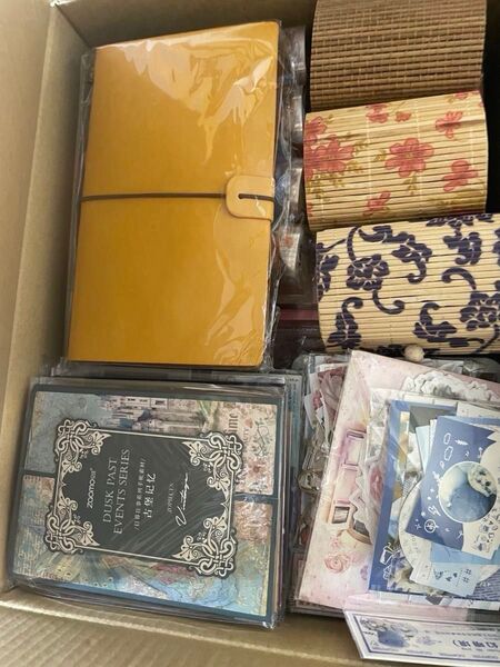 コラージュ素材まとめ売り ほぼ新品 マステ切り売り67ループ 手帳 紙もの 小物入れ