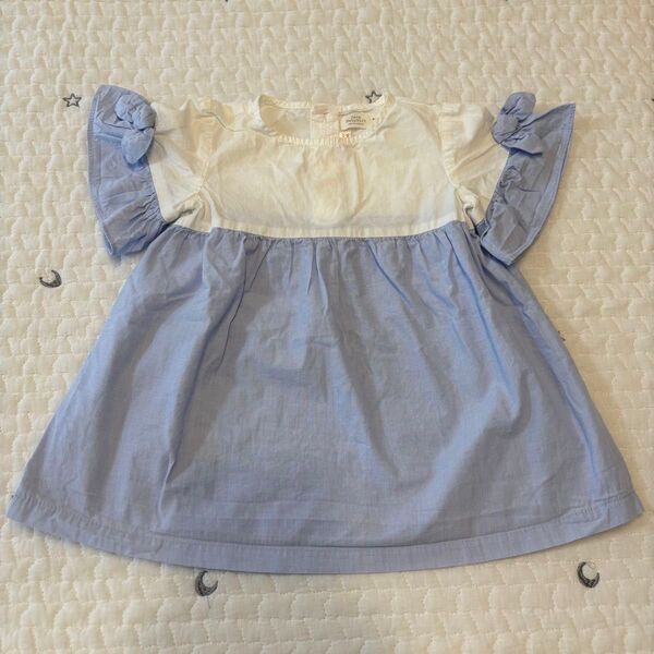 Zara Baby Girl ワンピース 水色 12/18month 86cm