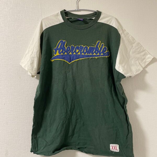 Abercrombie & Fitch Tシャツ グリーン XXL 古着 ヴィンテージ