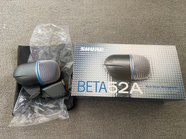 【動作確認済み】 SHURE BETA52A キックドラムマイク ダイナミックマイク バスドラム マイク シュアー