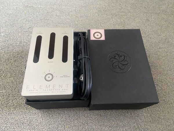 【美品!】ELEMENT cab sim headphone amp ダークグラス