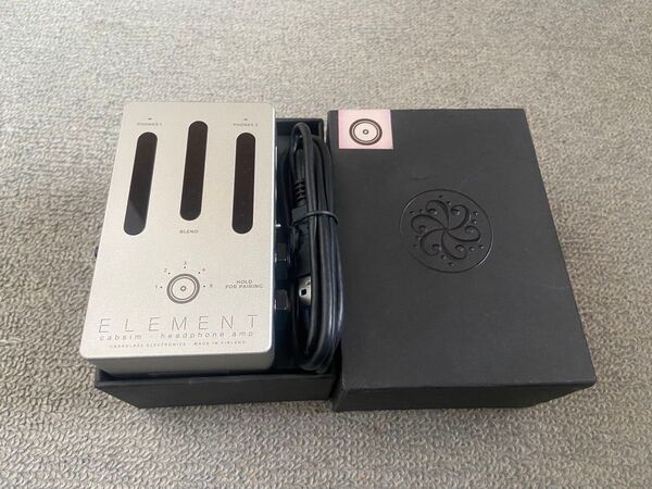 【美品!】ELEMENT cab sim headphone amp ダークグラス