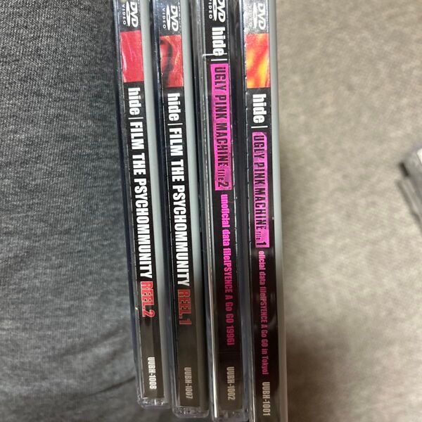 入手困難 hide Live DVD 1st + 2nd tour 4作品セット