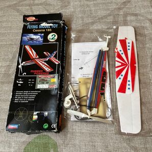 LYONAEEC ゴム動力模型飛行機 Cessna 185 未使用