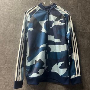 160㎝ adidas アディダス トラックジャケット トレフォイル 迷彩柄 きあ