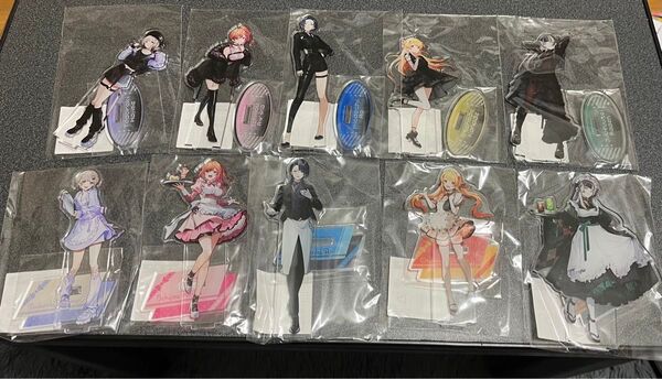 【新品・未開封】ReGLOSS超VeryBar コラボカフェグッズ アクリルスタンド全10種セット