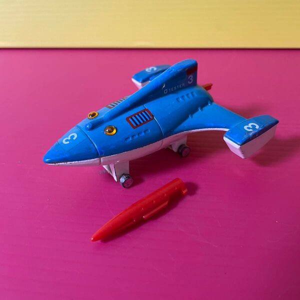 超合金 ポピー0テスター ゼロテスター3号機 当時物 ポピニカ マシン飛行機