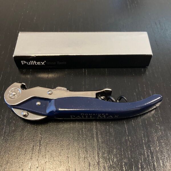 未使用品 使いやすい Pulltex プルテックス ソムリエナイフ ワインオープナー ワイナリーロゴ入 ダブルアクション