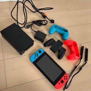 Nintendo Switch ネオンレッド 本体一式 動作確認済み