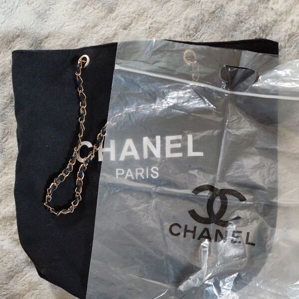 ノベルティCHANELキャンパストートバッグ ショッパー