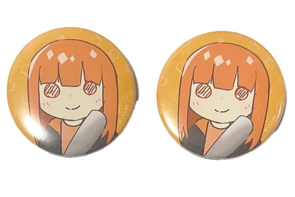 カラフルピーチ 直筆缶バッジ えとさん 2個