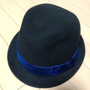 ユナイテッドアローズ おしゃれハット 美品 ブラック