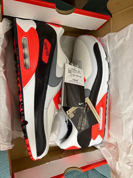 Nike Air Max 90 GORE-TEX "Bright Crimson" 28cm US10 新品未使用品