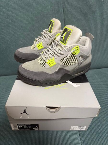 NIKE AIR JORDAN 4 RETRO LE "NEON" 27.5cm US9.5 中古