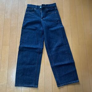 GU ワイドデニムパンツ