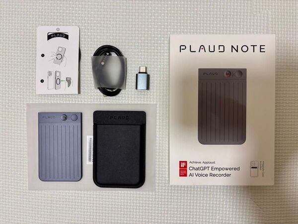 【美品・備品完備】PLAUD NOTE AIボイスレコーダー