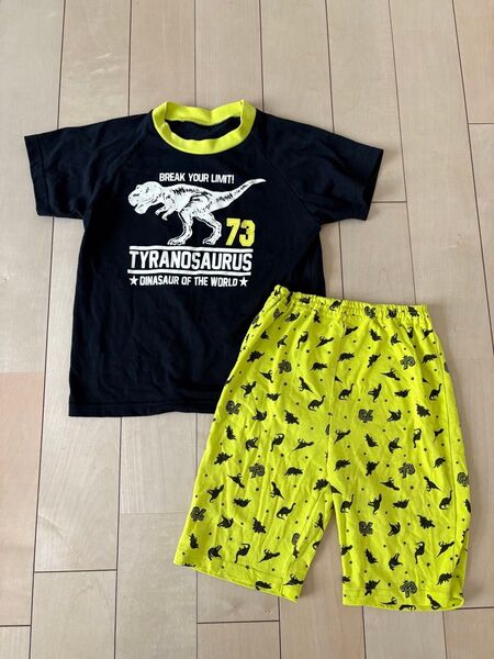 子ども服 パジャマ 上下セット 半袖 半袖Tシャツ Tシャツ ハーフパンツ 120