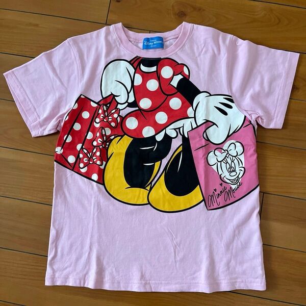 半袖Tシャツ ディズニーリゾート 150 ミニーマウス柄 ピンク ディズニー コットン