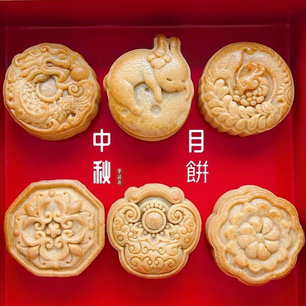 【ヒット商品】广式月餅セット 焼き菓子 (6個入り)