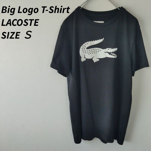 早い者勝ち 美品 ラコステ LACOSTE ティーシャツ Tシャツ デカロゴ