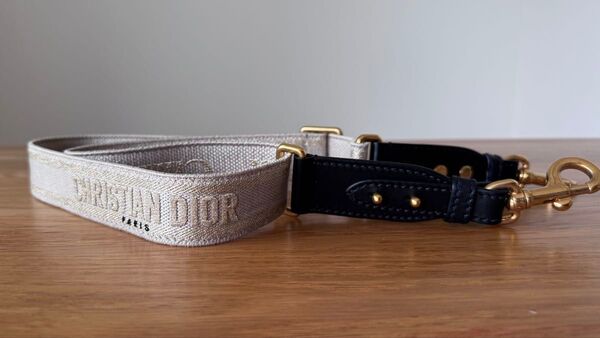 未使用 dior ディオール ショルダーストラップ ベージュ ゴールド金具 バッグ用 限定 ショルダーバッグ
