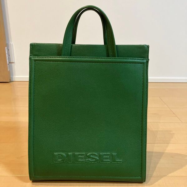 DIESEL トートバッグ グリーン