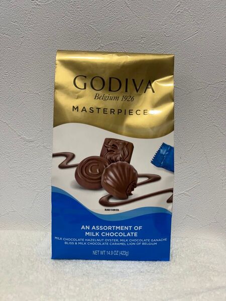 【未開封発送】コストコ GODIVA ゴディバ マスターピース ミルクチョコレート アソートメント XLバッグ 427g 1袋