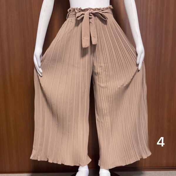 プリーツワイドパンツ 新品