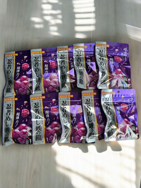 UHA味覚糖 忍者めし 鉄の鎧 グレープ味×10袋