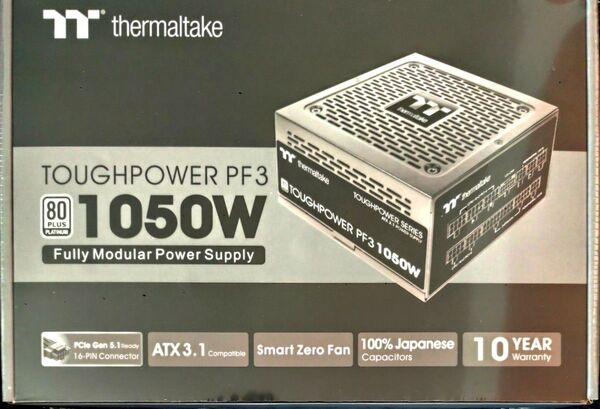 新品 Thermaltake TOUGHPOWER PF3 1050W ATX3.1 PLATINUM 1050W 電源ユニット