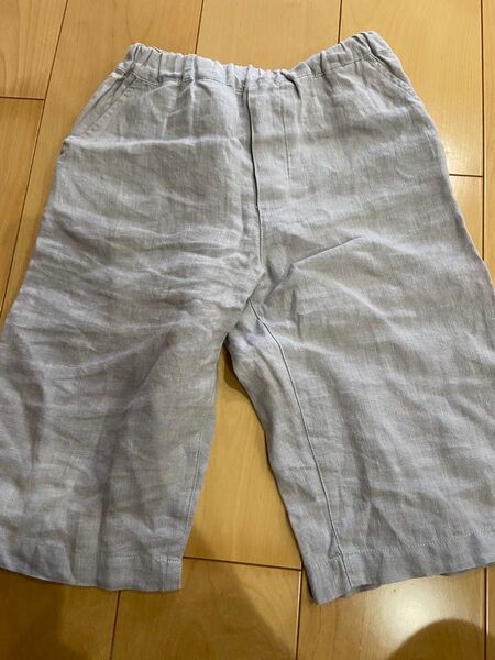 アニエス・ベー 麻100% ハーフパンツ 10 ans 130cm