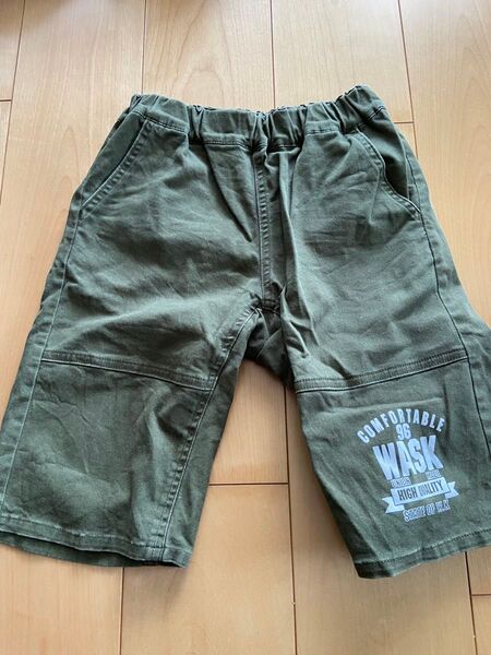 WASK オリーブグリーン ハーフパンツ 140