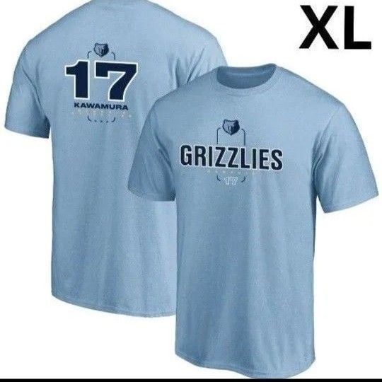 NBA 河村勇輝 Tシャツ XL メンフィス グリズリーズ ライトブルー