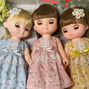 【SALE】ソランちゃん*メルちゃん*花柄ワンピース2点セット359