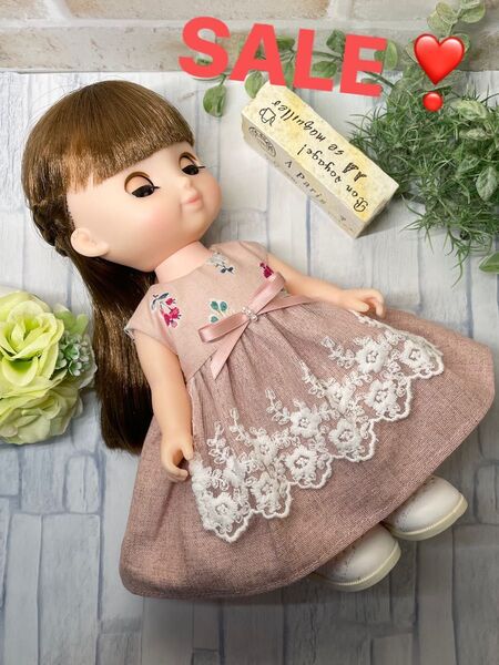 【ゴールデンウィークSALE】ソランちゃん*ボタニカル柄ドッキングワンピース438