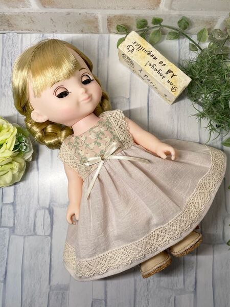 ソランちゃん*メルちゃん*ナチュラルワンピース440